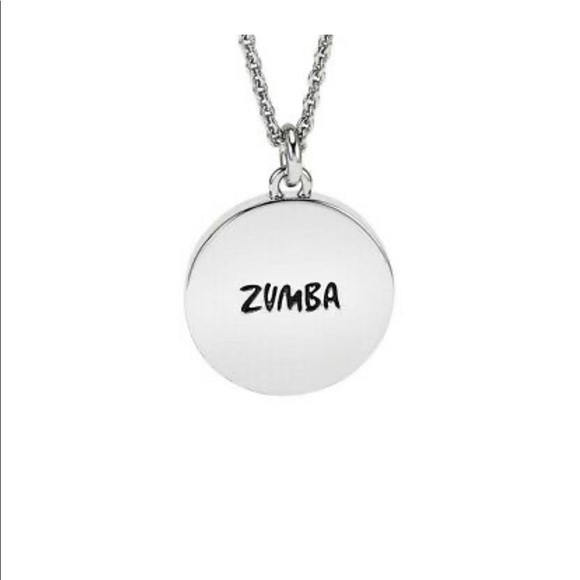 Zumba Silver Zumbito Necklace Swarovski Crystals - Picture 3 of 7